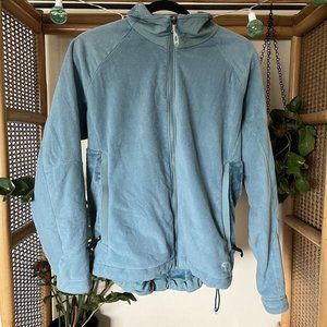 Mountian hardwear baby blue womens size medium zip up